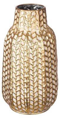 Zdjęcie produktu dla Casablanca Vase, "Belize", Metall, goldfarben, , H. 38 cm, D. 21 cm 69627