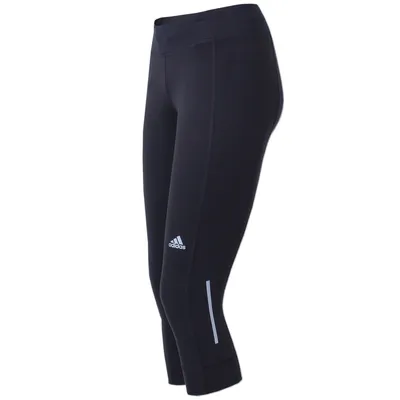 Produktbild von adidas Damen Laufhose Running 3/4 Tight Women Gr.S schwarz
