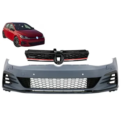 Produktbild von Stoßstange für VW Golf VII 7 5G 2013-2017 7.5 GTI-Optik Kühlergrill PDC SRA.