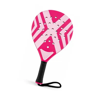 Produktbild von Padel Tennis Schläger für Anfänger & Fortgeschrittene – Padelschläger Set Erwachsene Profi Racket (Pink)