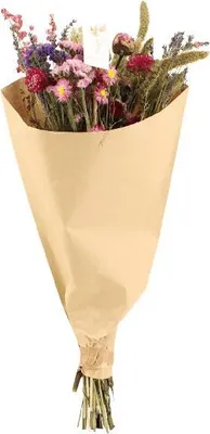 Produktbild von Trockenblumen Feldblumenstrauß Rosa Ø25x60cm romantische Deko Blumenstrauß