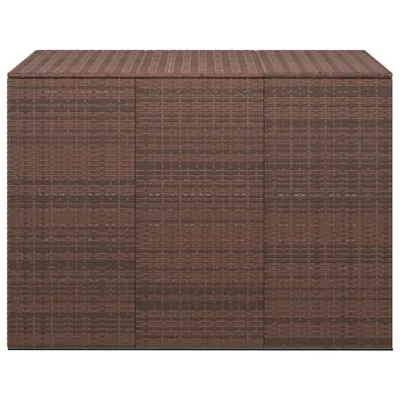 Produktbild von vidaXL Garten-Kissenbox PE Rattan 145x100x103 cm Braun