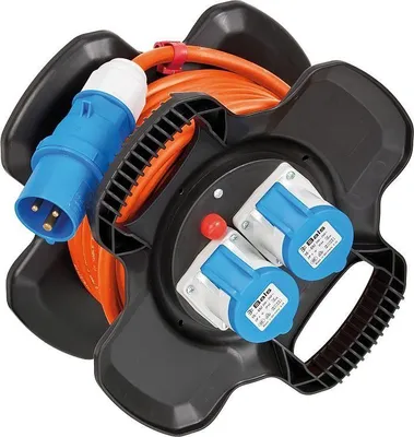 Produktbild von Brennenstuhl GummiKabelhaspel CEE für Camping/Maritim 10m