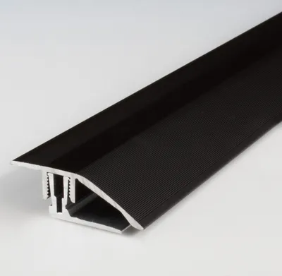 Produktbild von PROVISTON | Übergangs- & Ausgleichsprofil | Aluminium | 41 x 11 - 15 x 1000 mm | Bronze Dunkel | Bodenprofil | Metallprofil | Übergangsschiene