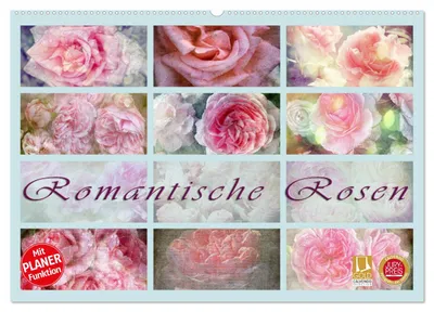 Produktbild von Romantische Rosen (Wandkalender 2027 DIN A2 quer), CALVENDO Monatskalender