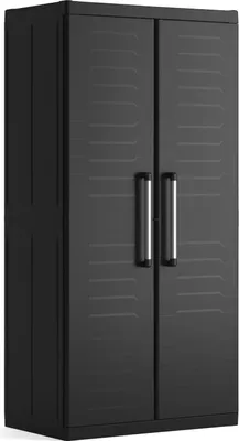 Image de Armoire Haute Xl 89 X 54 Xh182 Cm Noir - Detroit - Keter