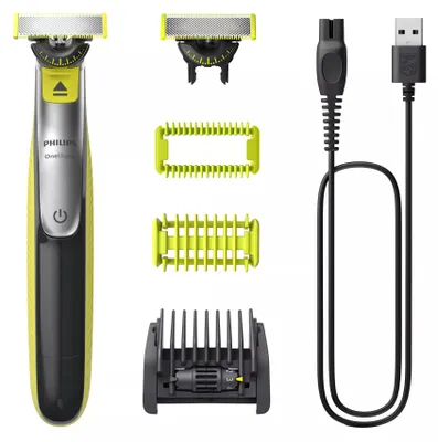 Produktbild von Philips OneBlade 360 QP2834/23 Face + Body, Folienschaber, Anthrazit, Limette, Contour-following technology, Dual protection system, Replace every 4 months**; QP210, QP220, QP230; QP610, QP620, QP410, QP420, 0,33 Jahr(e), Batterie