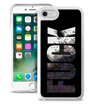 Zdjęcie produktu dla Etui z tyłu Aqua Fuck Black dla Apple iPhone 7/8/SE 2020