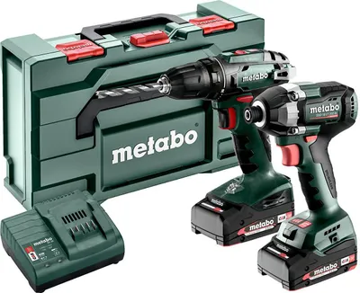 Obrázok produktu pre Akumulátorová kombinovaná súprava Metabo 2.8.1 18V BS 18 + SSD 18 LT 200 BL; metaBOX 145 L
