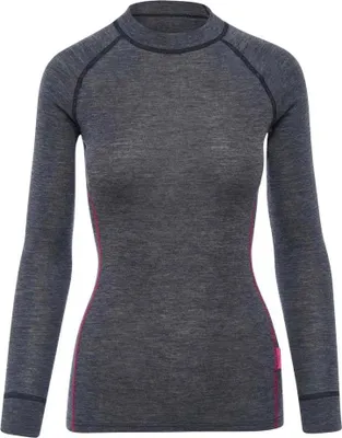 Produktbild von Thermowave Merino Warm Active Langarm-baselayer Grau M Damen Grau M