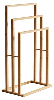 Produktbild von Bambus-Handtuchständer 3-stufig, 40 x 24,5 x 80 cm