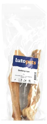 Zdjęcie produktu dla Lutopets, kopyta kozie – 2 sztuki – twarda przekąska dla psów