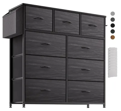 Image de Armoire avec 9 grands tiroirs, idéale pour les chambres et les salons