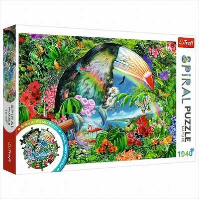 Zdjęcie produktu dla Puzzle spiralne (1040 elementów) - Tropikalny raj