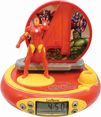 Zdjęcie produktu dla Lexibook Budzik 3D z projektorem Avengers Iron Man
