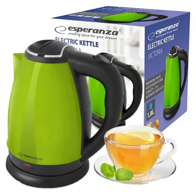 Produktbild von Esperanza Victoria Wasserkocher elektrisch Edelstahl Kabellos 1.8L