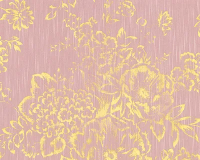 Produktbild von Architects Paper Blumentapete Metallic Silk florale Tapete Textiltapete gold rosa 10,05 m x 0,53 m
