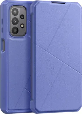 Produktbild von DUX DUCIS Skin X Holster Cover Etui Handy-Hülle kompatibel mit Samsung Galaxy A53 5G Blau