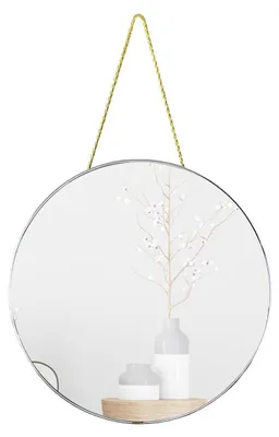 Produktbild von Runder Wandspiegel Silber 32 cm