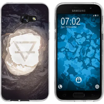 Produktbild von PhoneNatic Case kompatibel mit Samsung Galaxy A7 (2017) Silikon-Hülle Element Erde M2