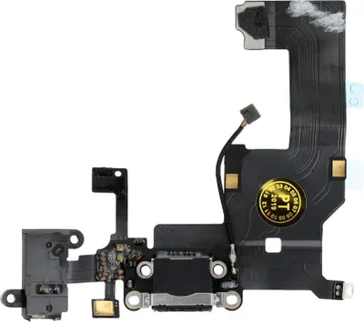Image de LCD FLEXKABEL iPhone 5 avec connecteur dock noir