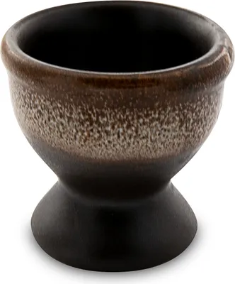 Produktbild von Original Bunzlauer Keramik Eierbecher klassisch hoch Ø 5,4 cm x H 5,2 cm Nachbildung ZACIEK braun
