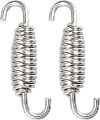 Imagen del producto de Tubo de escape universal - 2 unidades - 55 mm / 2,17 pulgadas - Acero inoxidable - Duradero - Recubrimiento resistente a altas temperaturas - Válvula de escape