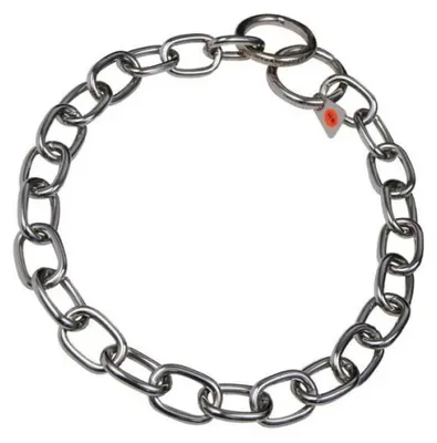 Productafbeelding van Hondenhalsband Hs Sprenger, zilverkleurig, 4 mm verbindingen, halflang, 69 cm