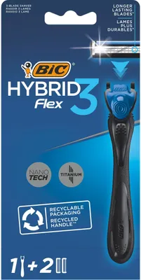 Produktbild von Bic System Hybrid Flex Rasierer 3 Blister 1pc