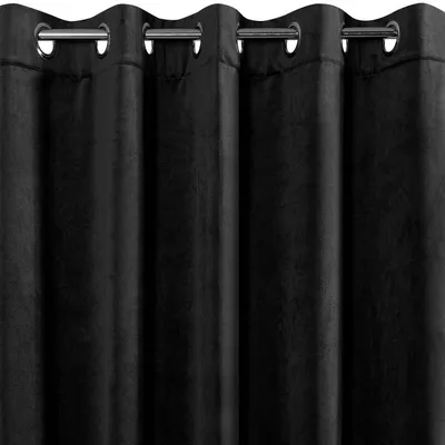 Obrázok produktu pre Hotová záclona VILLA 140x250 cm čierna