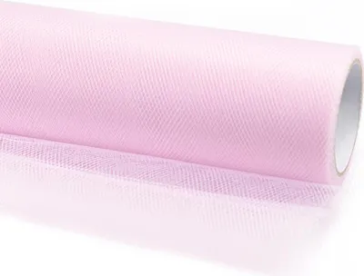 Obrázok produktu pre Tylová látka Luna ružová 9 m x 30 cm