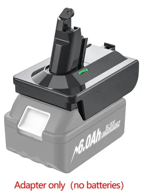 Immagine prodotto di Adattatore per batteria - Adattatore V6 - Per batterie Makita agli ioni di litio da 18 V su aspirapolvere V6 - Compatibile con SV03/SV04/SV09/DC62/DC59 - Beige