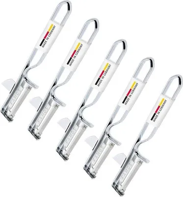 Produktbild von Famanu Gemüseschäler Set 5-teilig - Edelstahl, Silber