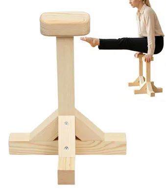 Image de Elzusha - Barre de gymnastique en bois pour l'entraînement musculaire