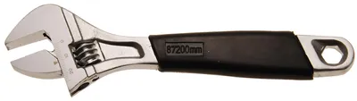 Zdjęcie produktu dla BGS technic Adjustable Wrench with soft Rubber Handle, 274 g