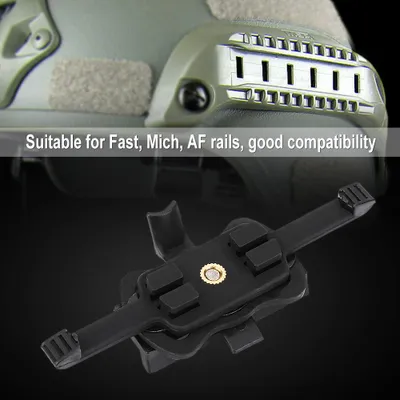 Imagen del producto de Adaptador de montaje rápido para cámara, compatible con rieles y cascos, diseñado para cámaras Contour