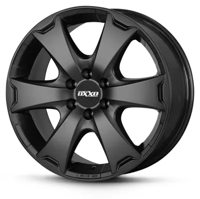 Produktbild von 16 Zoll Alufelge OXXO AVENTURA BLACK (OX13) 16"x7" 6x139.7 PCD ET55 93.10mm Felge Matt Schwarz