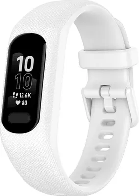 Produktbild von Strap-it Garmin Vivosmart 5 Silikonarmband (Weiß)