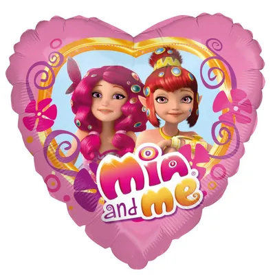 Produktbild von Mia and me Folienballon - Herz ø45 cm Motiv 3