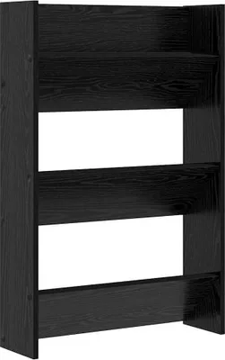 Produktbild von vidaXL Schuhschrank Schwarz Eichen-Optik 60 x 18 x 90 cm Holzwerkstoff