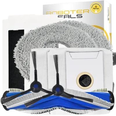 Produktbild von Zubehör Set, Ersatzteile Kit für Ecovacs Deebot T30 Pro OMNI (2x Beutel, 2x Filter, 2x Seitenbürste, 2x Pad, 1x Hauptbürste)