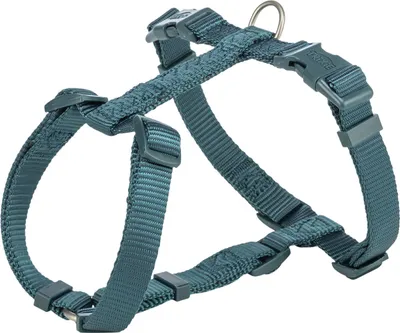 Produktbild von TRIXIE Premium H-Geschirr - petrol - 60–87 cm/25 mm
