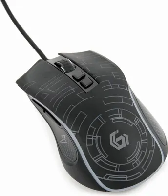 Produktbild von EnerGenie USB LED Gaming Maus schwarz - Ergonomisch mit 4 DPI-Stufen