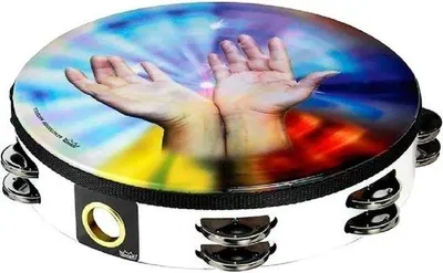 Produktbild von Famanu Tambourin 10" - Sharing Hands