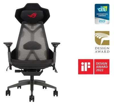 Produktbild von ASUS ROG Destrier Ergo Netz-Sitz Vernetzte Rückenlehne