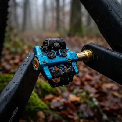 Produktbild von Xpedo Pedal Clipless CXR Pro blau gold 9/16 Zoll XMF10AT.