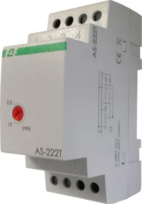 Produktbild von Treppenhausautomat Treppenlichtzeitschalter Zeitrelais Ausschaltzeit Warnfunktion AS-222T F&F 2129