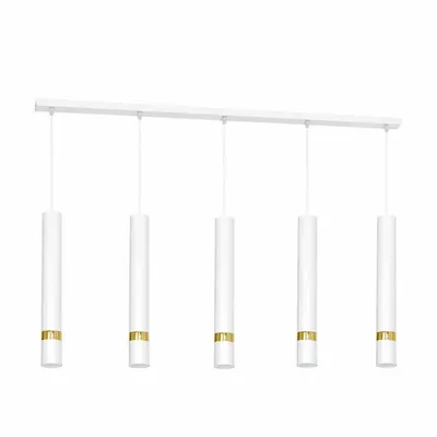 Produktbild von Pendelleuchte Milagro JOKER 5xGU10 Weiß Gold