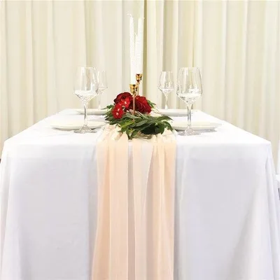 Obrázok produktu pre Obrus 70 x 300 cm v šampanskej farbe na svadbu a oslavu