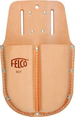 Image de FELCO Etui double pour deux sécateurs, en cuir véritable, étui avec passant